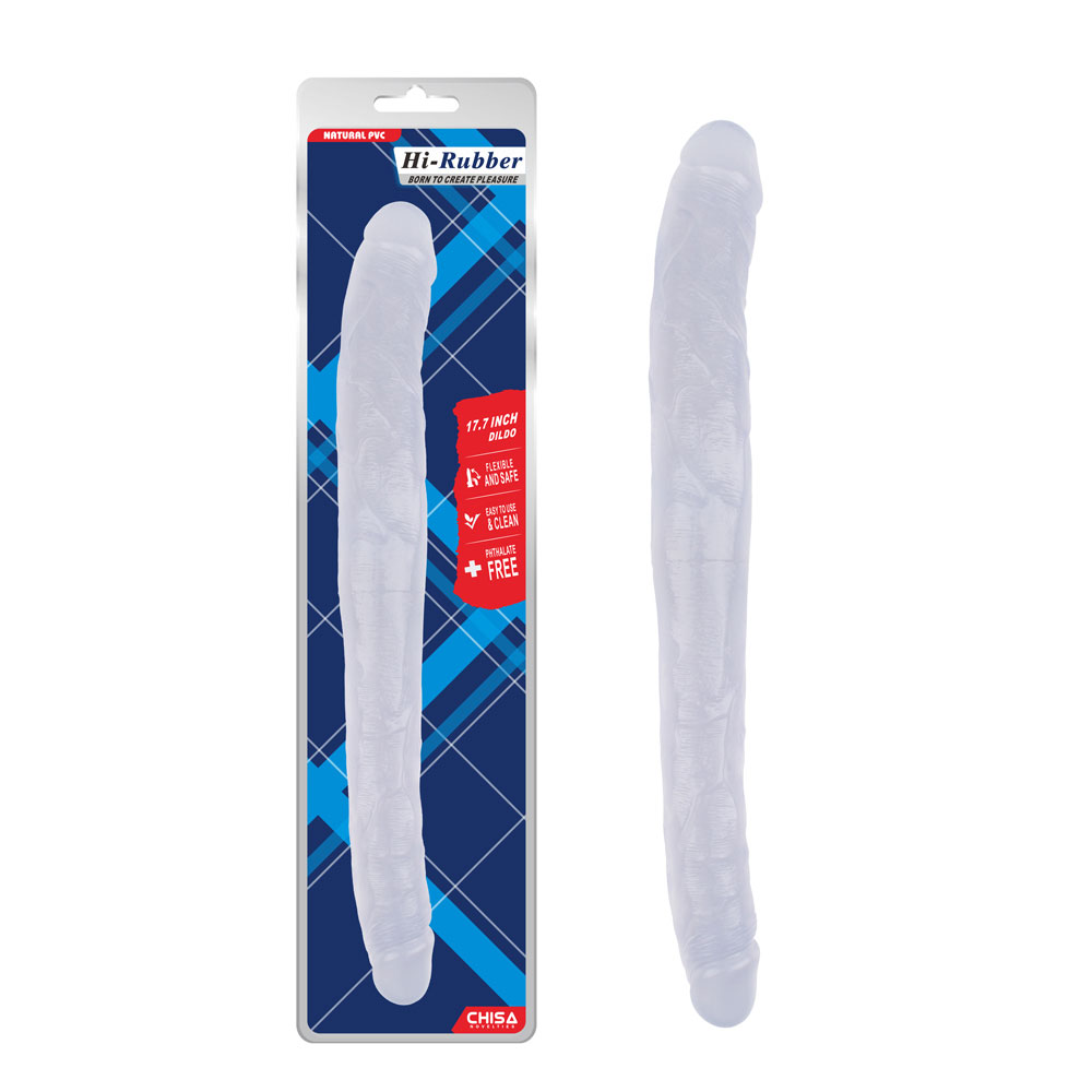 17,8 tolli Dildo-Clear