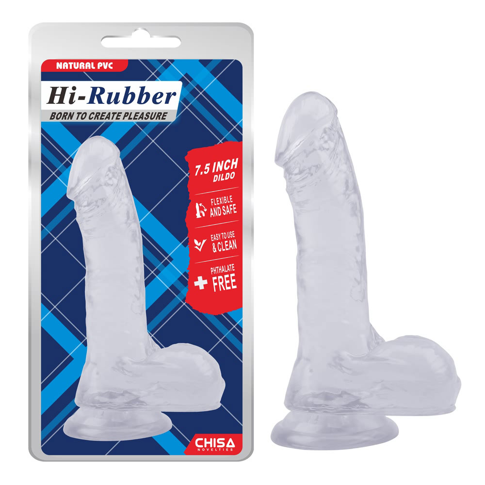 7,5-tolline Dildo-Clear