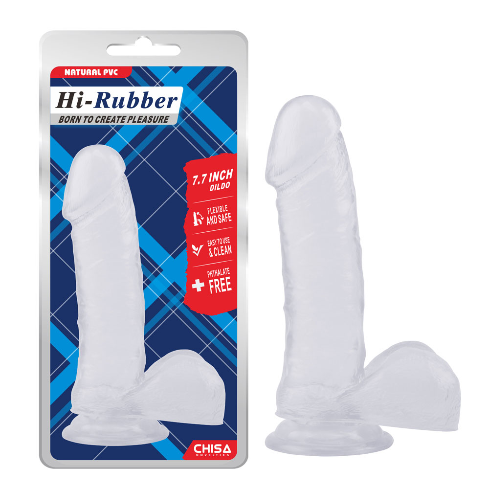 7,7 tolli Dildo-Clear