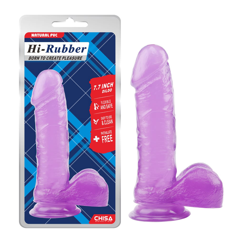 7,7-tolline dildo-lilla