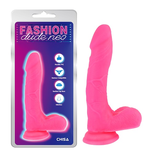 8'' kahetihedusega kuke dildo roosa