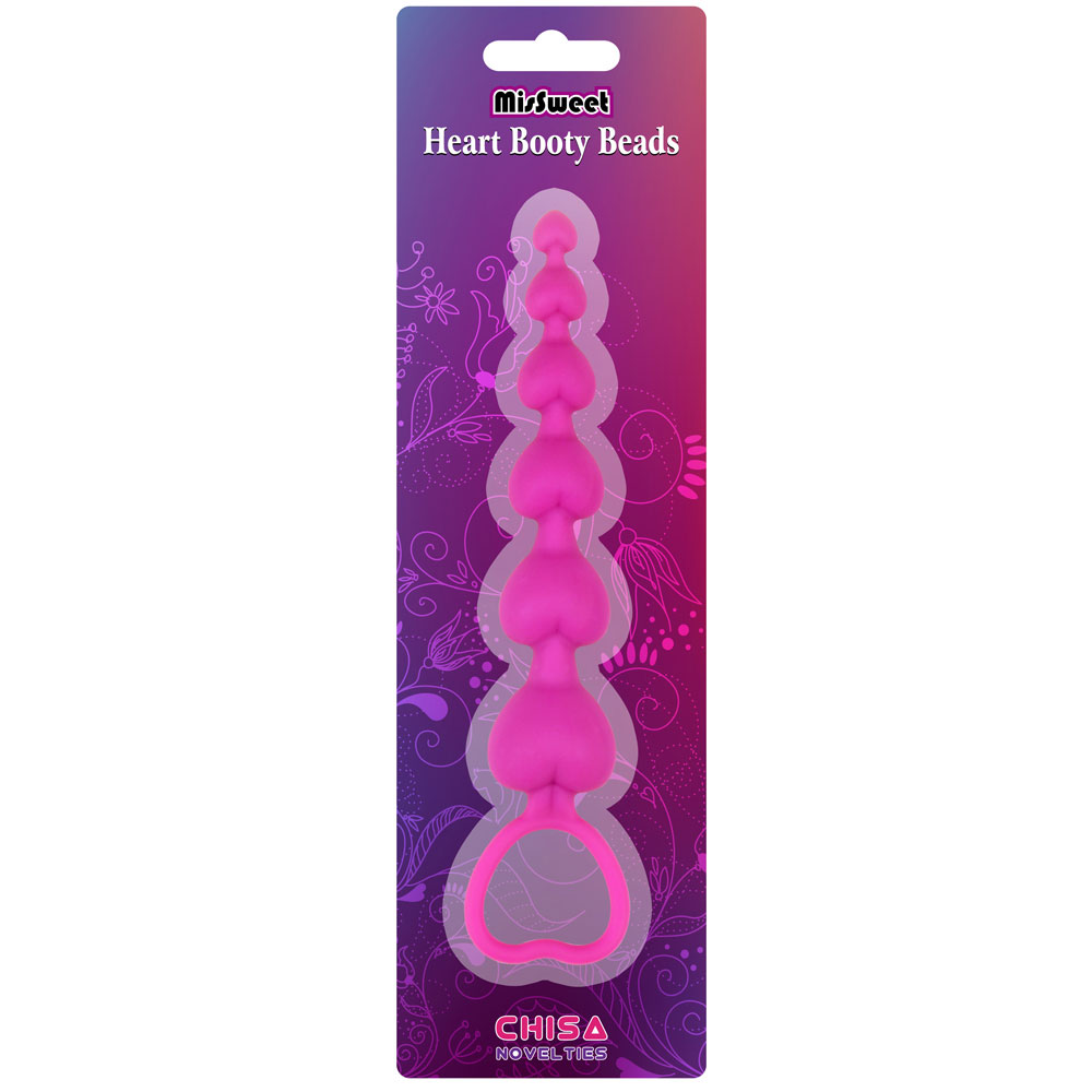 Heart Booty Beads-roosa