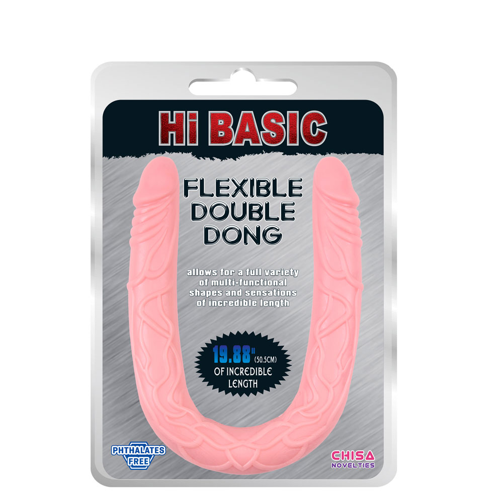 Jelly Paindlik Double Dong-Flesh